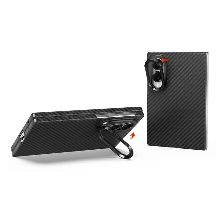 ITSKINS | Supreme Eclipse Stand Case w/MagSafe for Galaxy Z Fold 8 - Black | SGF8SUELPBLCK