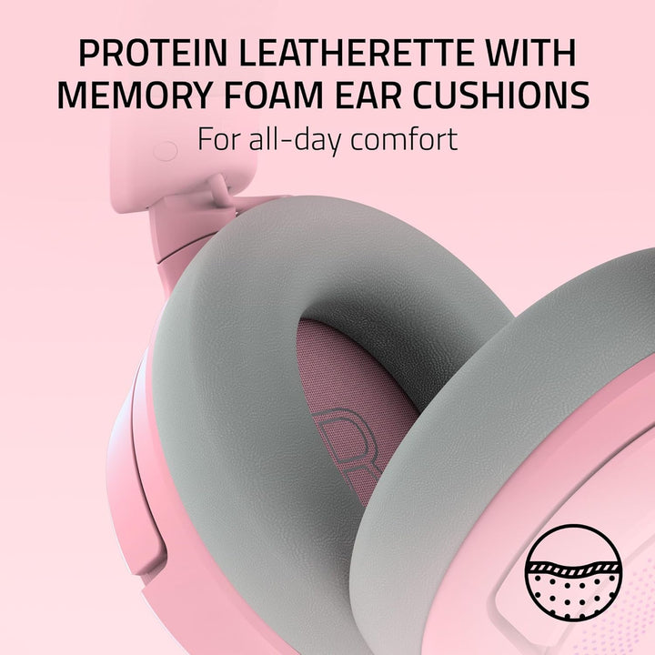 Razer | Kraken Kitty V3 Pro Wireless RGB Gaming Headset - Quartz Pink | RZ04-05170200-R3U1