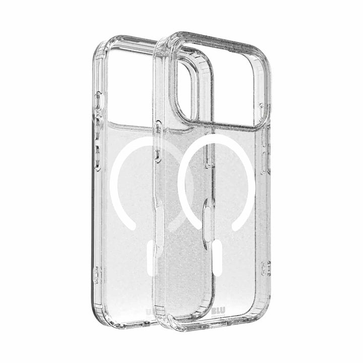 Blu Element | DropZone Rugged MagSafe Case iPhone 17 Pro - Clear Glitter | BEDZRMG17G3