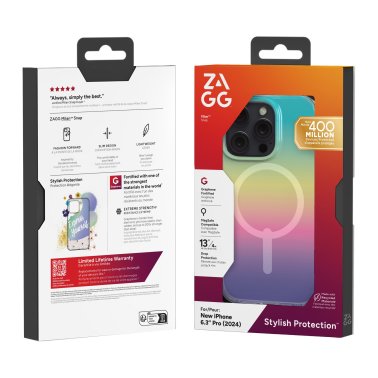 ZAGG | Milan Graphene Snap Case iPhone 16 Pro - Iridescent | 15-13422