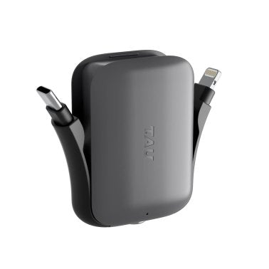 Rolling Square | Emergency Keyring Power Bank 2,000 mAh TAU 2 - Black | TAU201R