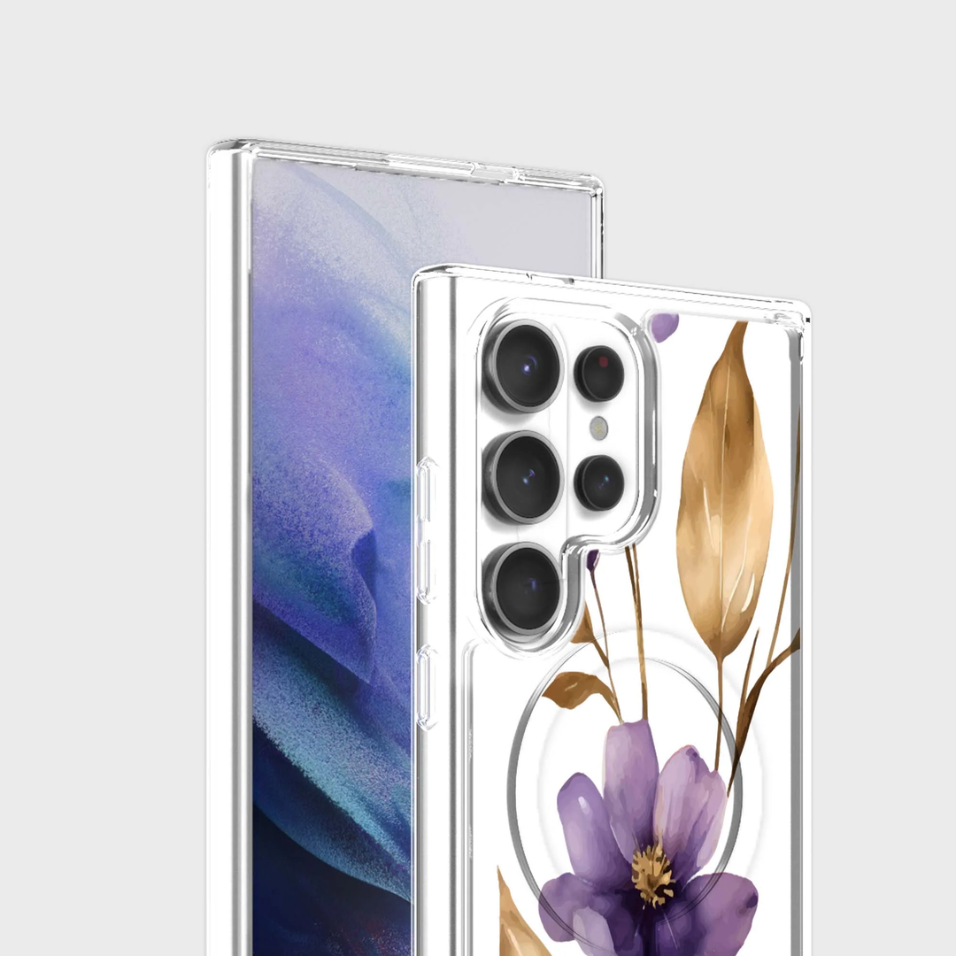 Caseco | Case for Samsung S26 Ultra - Purple Wildflower | ED24F4-PW