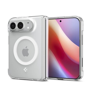 Spigen | Crystal Hybrid Pro MagFit iPhone Duo - Clear/White | ACS11697
