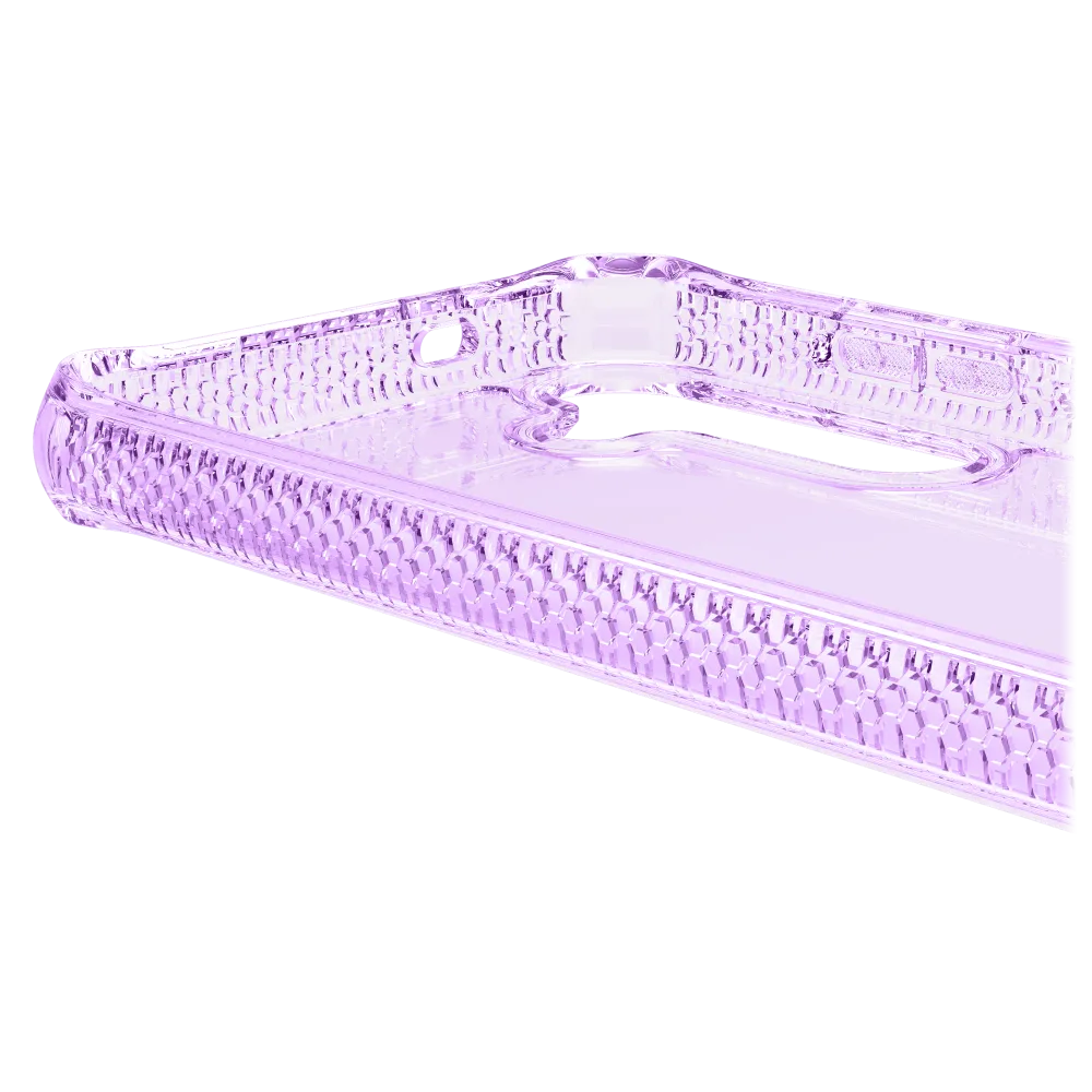 ITSKINS | Spectrum_R Clear Case Light for Samsung Galaxy S25 - Purple | 120-9158