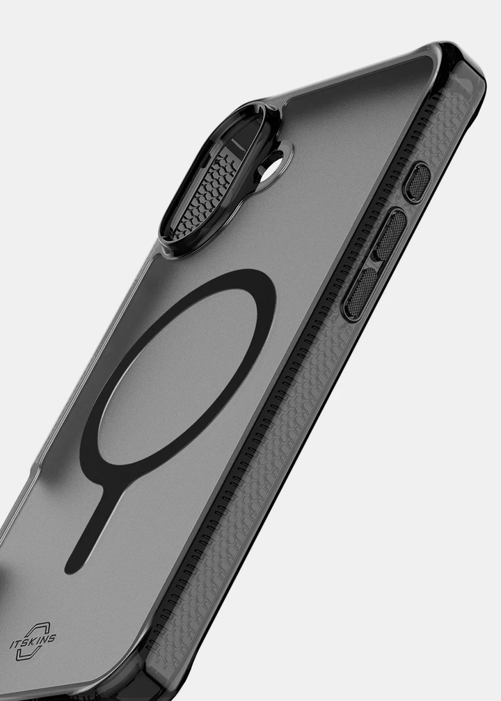ITSKINS | Hybrid_R Vapor MagSafe Case iPhone 16 - Smoke | 120-8506