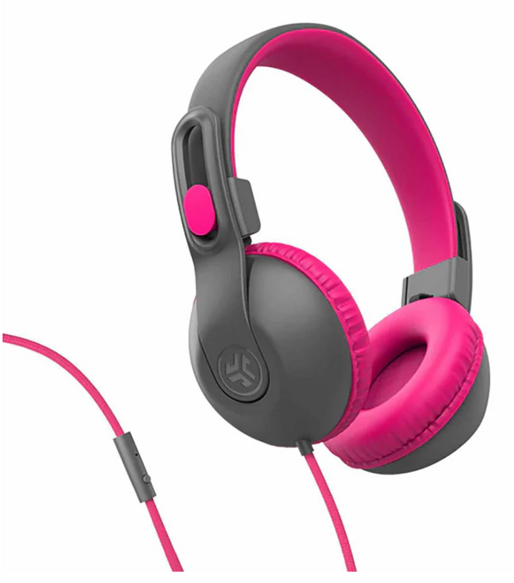 JBuddies | Studio 2 Wired Headphones Gray/Pink | IFCHBKSTU2RGRYPNK122