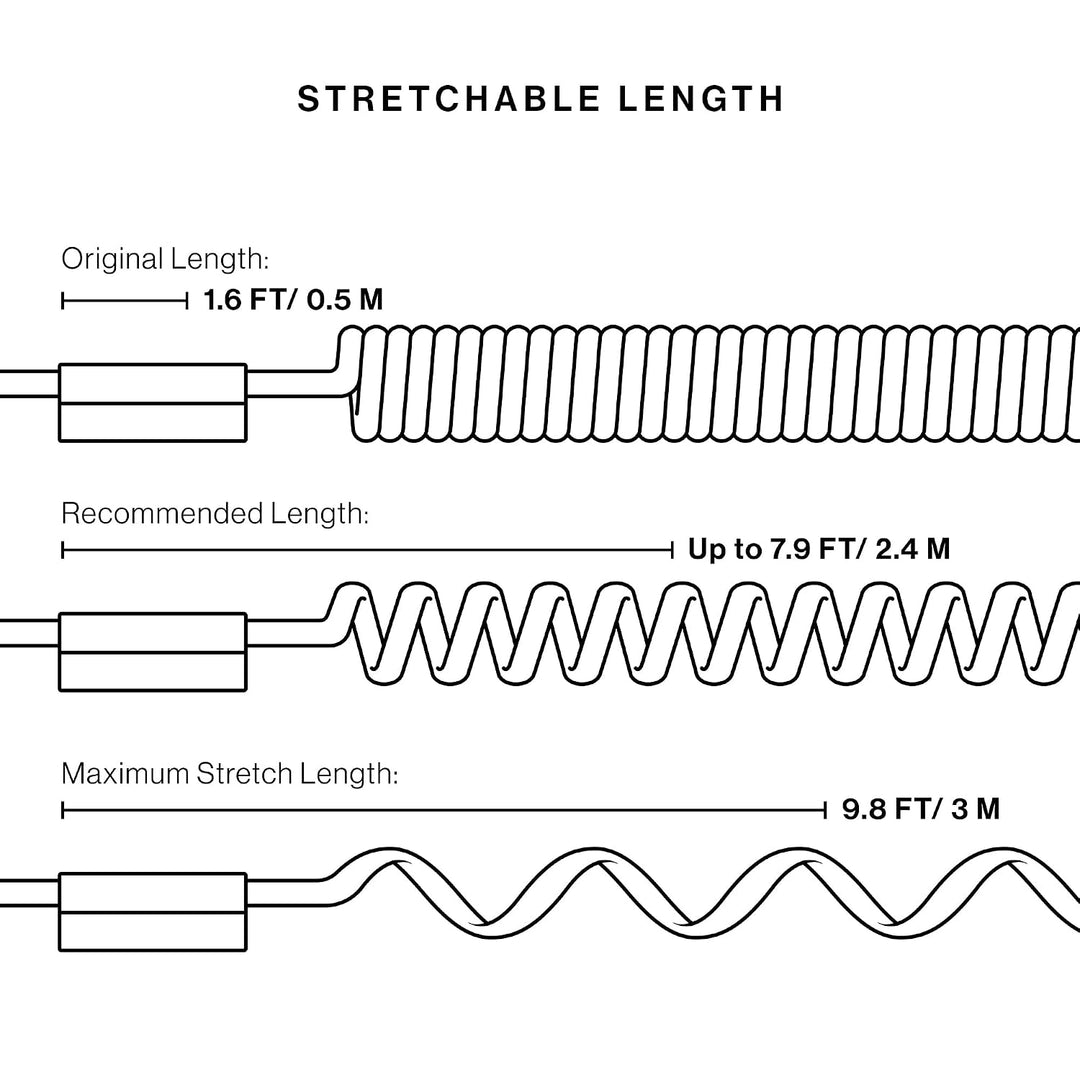 Native Union | Pop Cable XL USB-C to USB-C 7.9ft / 2.4M / 60W - Sandstone | POP-C-XL-BLK