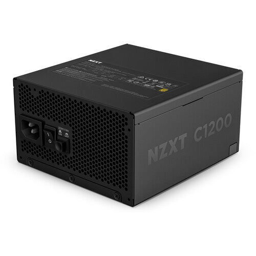 NZXT | Power Supply 1200W ATX3.1 80Plus Gold Fully Modular Black Ratail - Black | PA-2G2BB-US