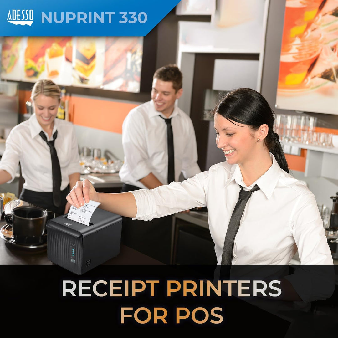 Adesso | Network Interface Thermal Receipt Printer | NUPRINT330