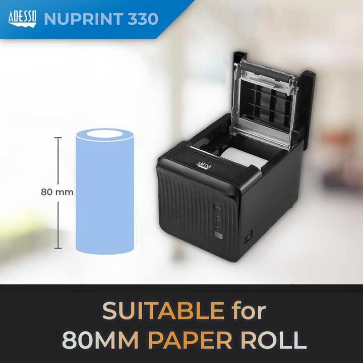 Adesso | Network Interface Thermal Receipt Printer | NUPRINT330