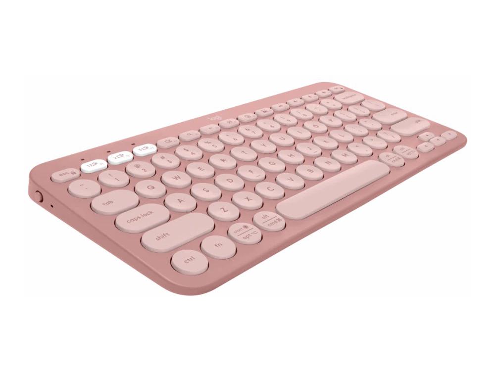 Logitech | Pebble 2 Wireless Keyboard and Mouse Combo - Tonal Rose | 920-012199