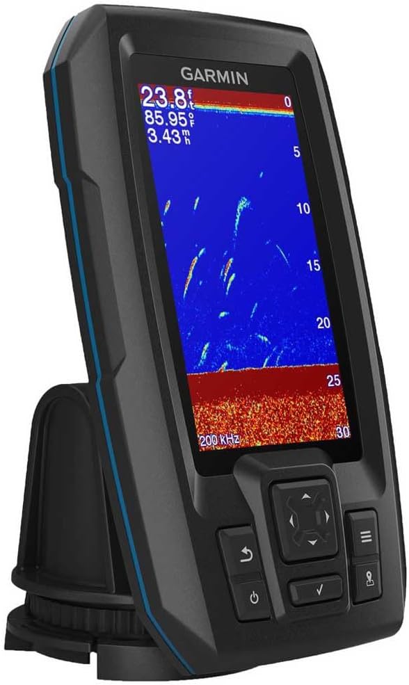 Garmin | Striker 4 Plus Fishfinder with Dual Beam Transducer - Black | CE010-01870-01