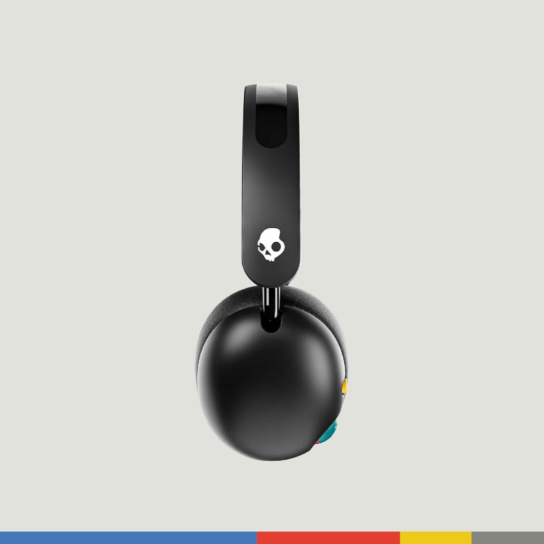 Skullcandy | Grom Wireless Over-Ear Sound Isolating Bluetooth Kids Headphones - Black Verdigris