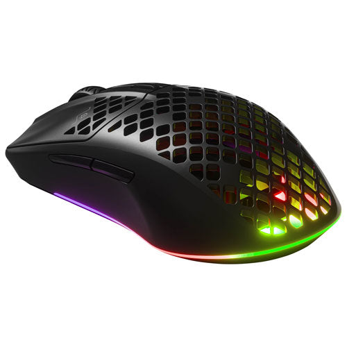SteelSeries | Aerox 3 2022 Edition 18000 DPI Bluetooth Optical Gaming Mouse - Black 62612