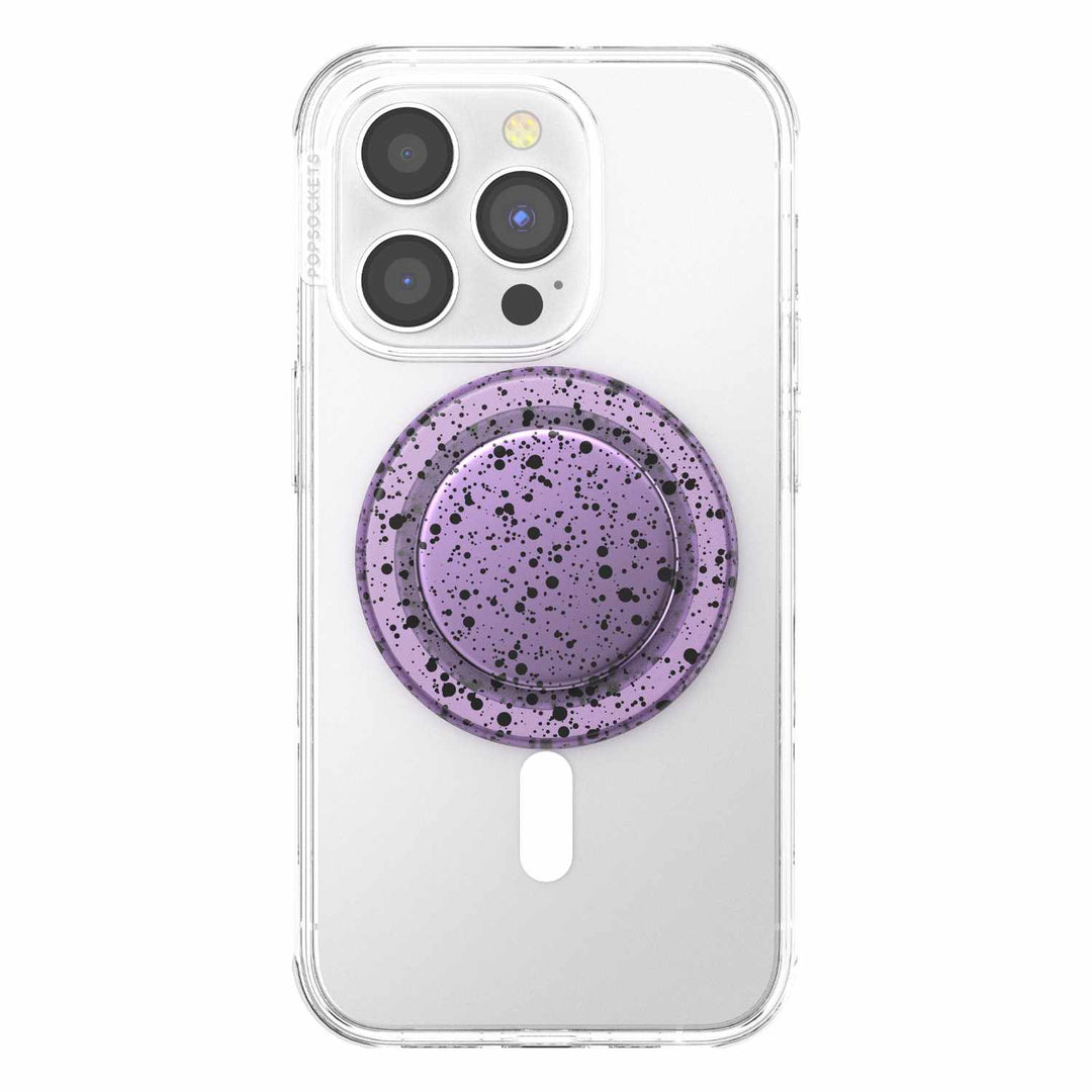 Popsockets | PopGrip for MagSafe Round with Adapter Ring Sugar Plum Speckle | 123-0535