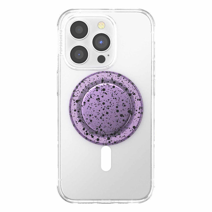 Popsockets | PopGrip for MagSafe Round with Adapter Ring Sugar Plum Speckle | 123-0535