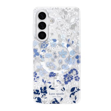 Kate Spade | Protective w/Magnet Case Samsung Galaxy S26 - Flowerbed Blue | KS059878