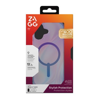 ZAGG | Graphene Milan Snap iPhone 17 Case - Iridescent Lights | 702319004