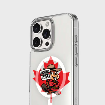Caseco | Mountie Case Canada Is Not For Sale iPhone 15 Pro Max - Clear | Z24B4-BA