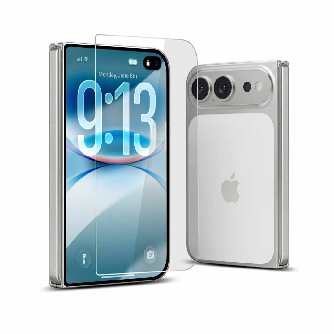 22 Cases | Tempered Glass Screen Protector iPhone Duo  (Outside Screen) | 22SPIP1H8ULTRA