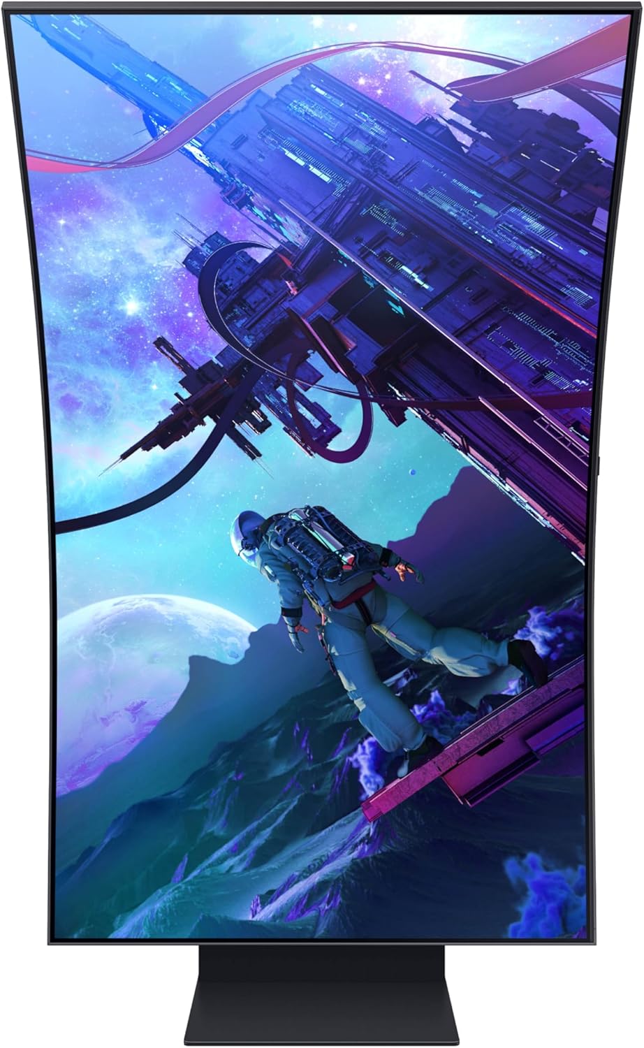 Samsung | Odyssey Arc 55" 4K Ultra HD 165Hz 1ms GTG Curved VA LCD FreeSync Gaming Monitor - Black LS55CG970NNXGO
