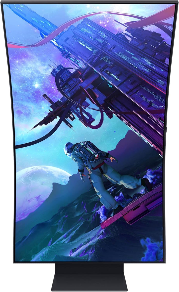 Samsung | Odyssey Arc 55" 4K Ultra HD 165Hz 1ms GTG Curved VA LCD FreeSync Gaming Monitor - Black LS55CG970NNXGO