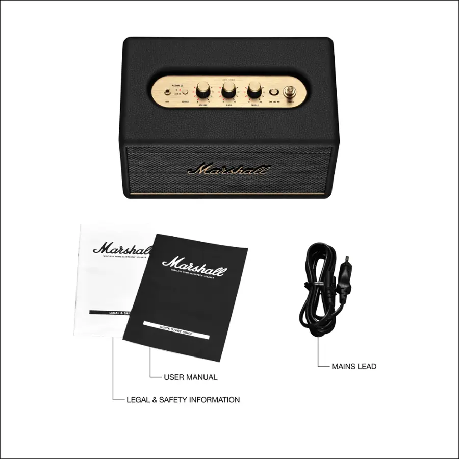 Marshall | Acton III Bluetooth Wireless Speaker - Black | 1006008