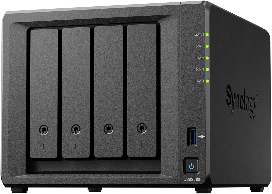 Synology | 4-Bay NAS with Extendable Capacity 4GB RAM | DS925+
