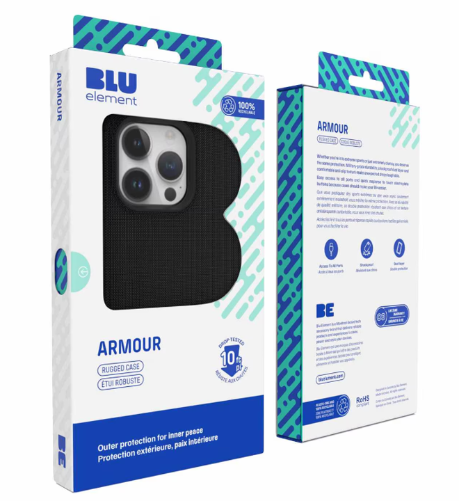 Blu Element | Armour Rugged Case Made for Google for Google Pixel 9 Pro XL - Black | 120-8176