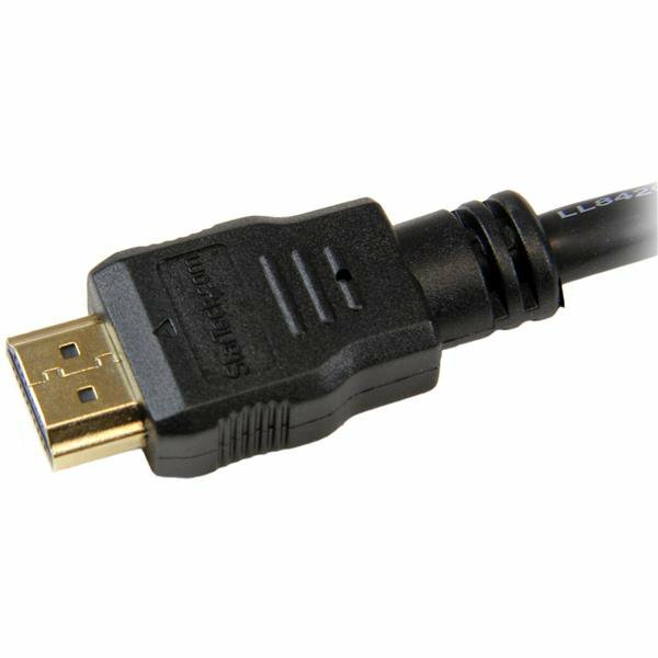 StarTech | Flat High Speed HDMI Cable with Ethernet 10ft / 3m - Black | HDMM10FL