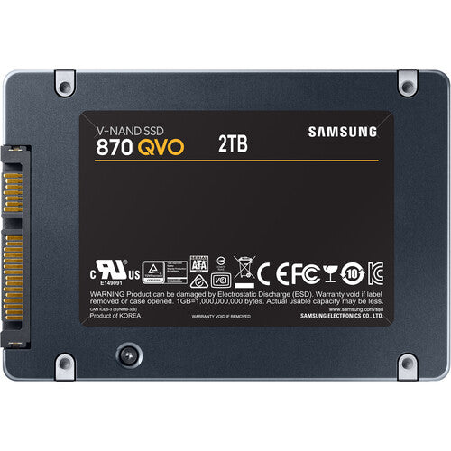 Samsung | 870 QVO 2TB SATA III 2.5" Internal Solid State Drive MZ-77Q2T0B/AM