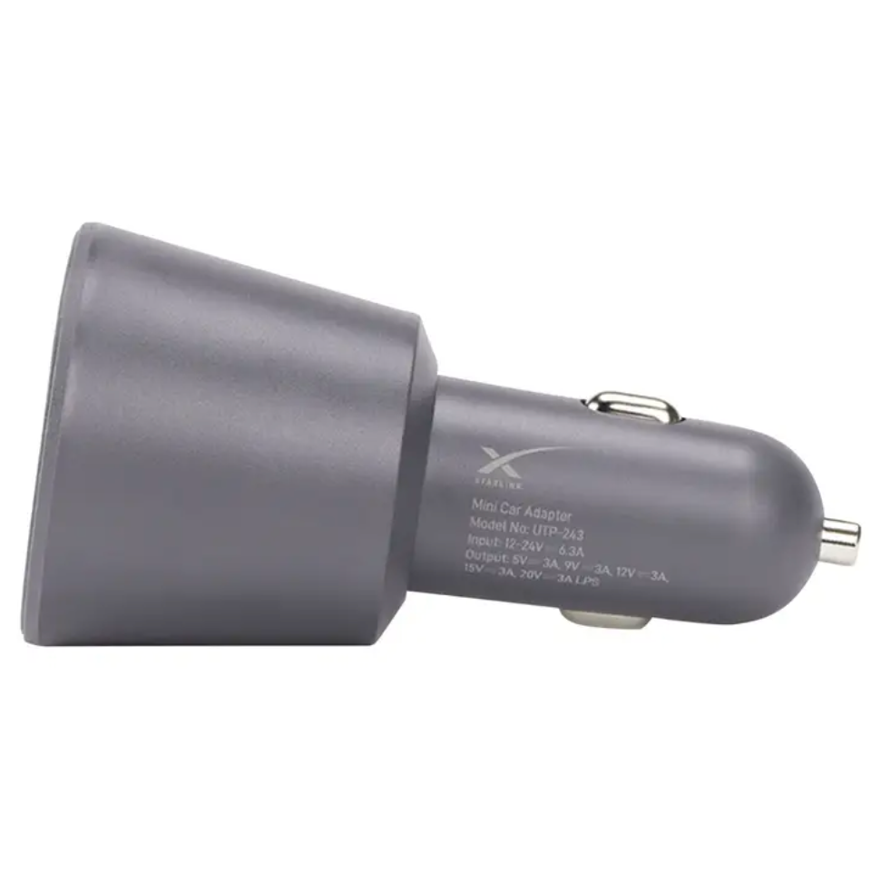 Starlink | Car Adapter with USB-C Cable for Starlink Mini 5M | 02756001-503