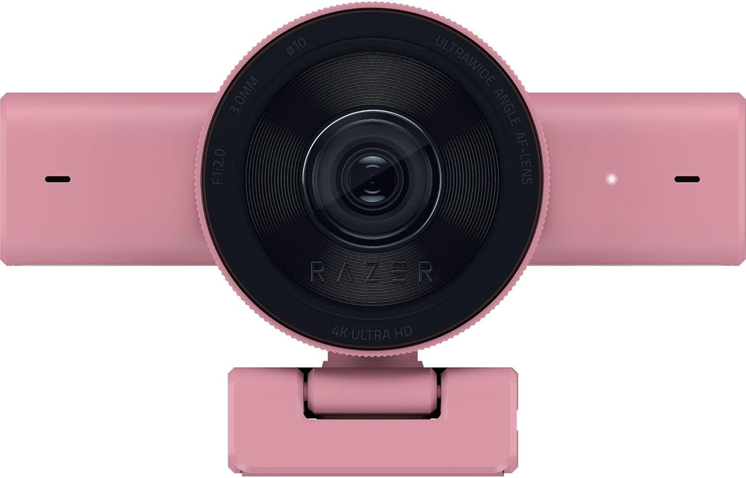 Razer | Kiyo V2 Streaming Webcam: 4K 30 FPS, 1080p 60 FPS AI Powered Auto-Framing Built-in Microphone - Pink | RZ19-05370300-R3U1