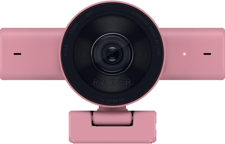 Razer | Kiyo V2 Streaming Webcam: 4K 30 FPS, 1080p 60 FPS AI Powered Auto-Framing Built-in Microphone - Pink | RZ19-05370300-R3U1