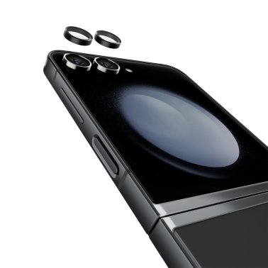 Case-Mate | Aluminum Ring Glass Lens Protector Samsung Galaxy Z Flip6 - Black | 15-12895