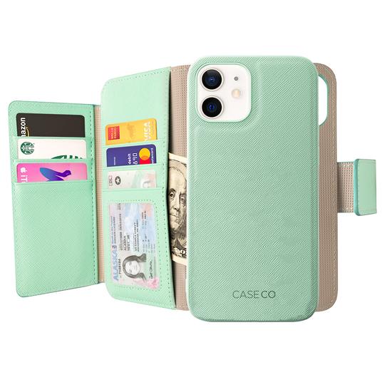 Caseco | iPhone 11 / XR - Sunset Boulevard 2-in-1 RFID Blocking Folio Case - Teal/Turquoise | C3007-06