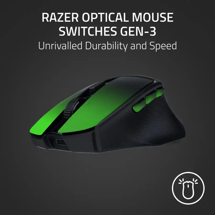 Razer | Basilisk Mobile Portable Ergonomic Wireless Gaming Mouse - Black | RZ01-04310100-R3U1