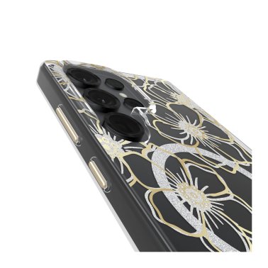 Case-Mate | Floral Gems MagSafe Case Samsung Galaxy S25 Ultra - Gold | 15-13948