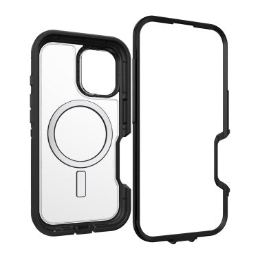 OtterBox | Defender XT Pro w/ MagSafe Series Case iPhone 16 - Clear Black Dark Side | 77-96079