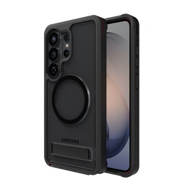 ZAGG | Graphene Rainier Snap Kickstand Case Samsung Galaxy S26 Ultra - Smoke Black | 0702321392