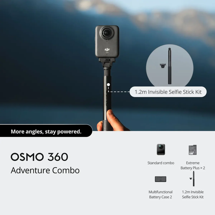DJI | Osmo 360 Camera Adventure Combo | CP.OS.00000442.04