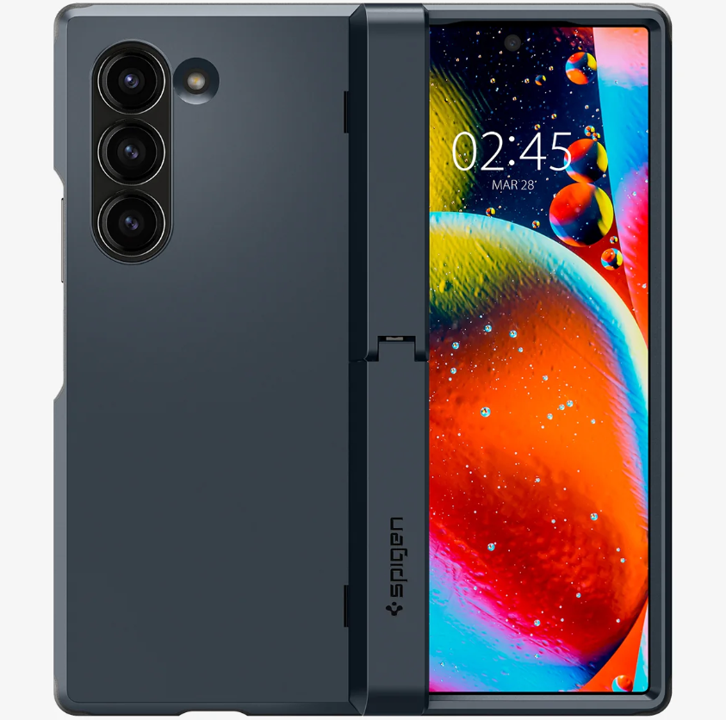 Spigen | Slim Armor Pro Case for Galaxy Z Fold 6 - Metal Slate | SGPACS08286