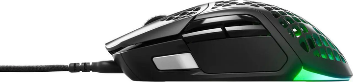 SteelSeries | Aerox 5 Ultra Lightweight Honeycomb Water Resistant Wired RGB Wired - Black | 62401