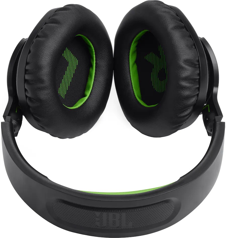 JBL | Quantum 360X 2.4 Ghz Wireless Over-ear Gaming Headset for Xbox - Black / Green | JBLQTUM360XBLKAM
