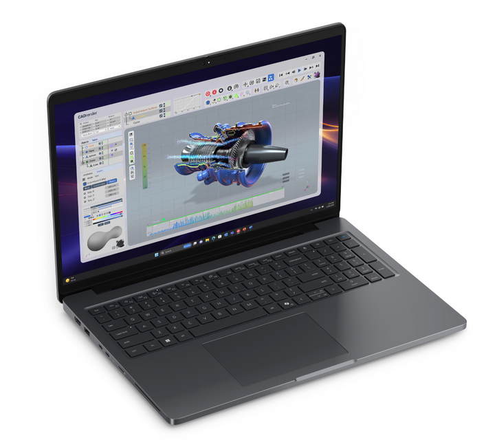 Dell | Pro Precision 5 16" QHD+ Ultra 7 366H vPro 32GB DDR5 LPCAMM2 Pro 1000 8GB W11 Pro 3YR Onsite