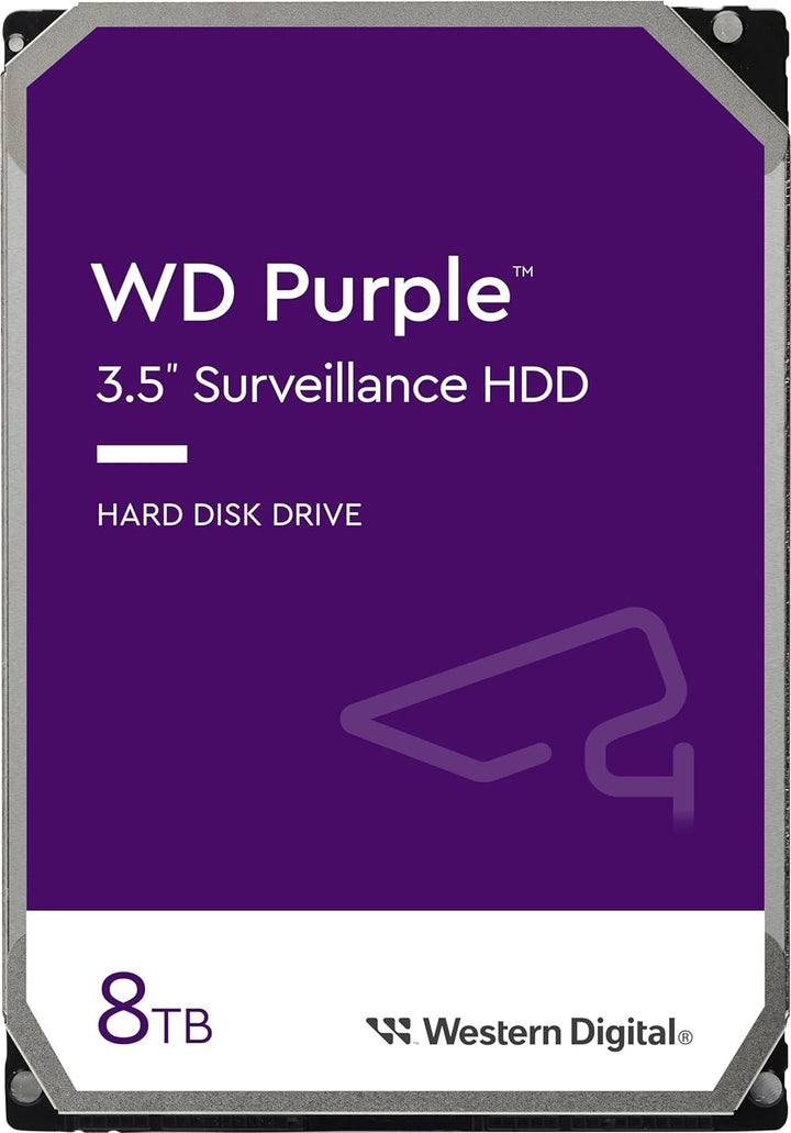 WD | Purple 8 TB Hard Drive - 3.5" Internal - SATA (SATA/600) | WD84PURZ