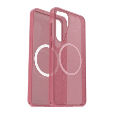 Otterbox | Symmetry Clear Magnets Series Case Samsung Galaxy S25+ - Pink Thimbleberry | 77-97470