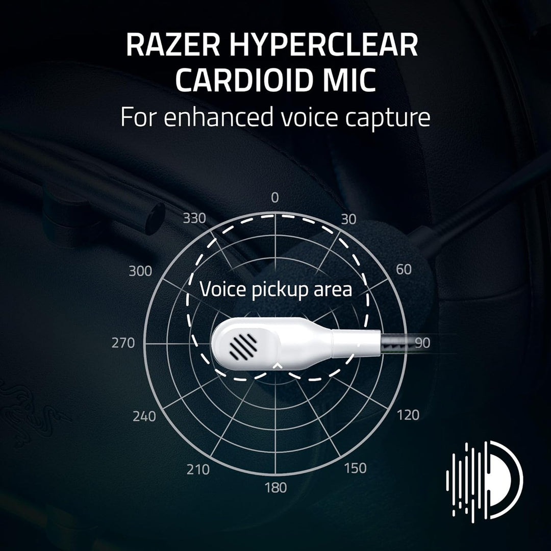 Razer | BlackShark V2 X Gaming Headset  for PS5, Xbox Series X - White | RZ04-03240700-R3U1