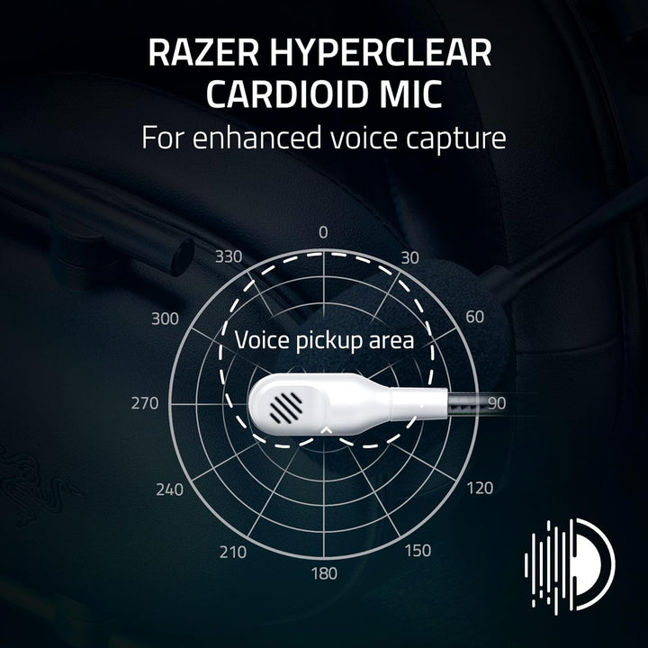 Razer | BlackShark V2 X Gaming Headset  for PS5, Xbox Series X - White | RZ04-03240700-R3U1