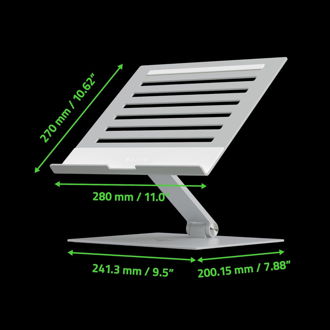 Razer | Adjustable Laptop Stand - Mercury | RC21-02330200-R3U1